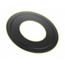 TNROS140 - Rosone per stufa a legna verniciato nero sp. 2mm diam. 140mm