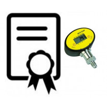 Certificato di taratura rif. Accredia per manometro campione certificabile per il controllo dei fluidi refrigeranti DV-2COOL/80