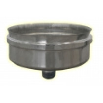 Tappo raccogli consenda monoparete in acciaio inox
