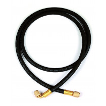 HDSL/5-5/60 - Tubo carica nero serie "HD" attacchi 5/16" diritto x 90° c/depressore L1,5mt