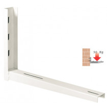 P500 - Coppia staffe saldate a "L" pesanti sp.3mm L500mm