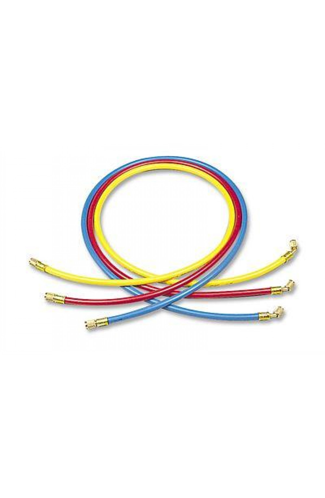 3GYSA/4-4/48/BRY - Kit 3 tubi carica "GY", attacchi diritto 1/4"SAE x 45° con depressore L1200mm