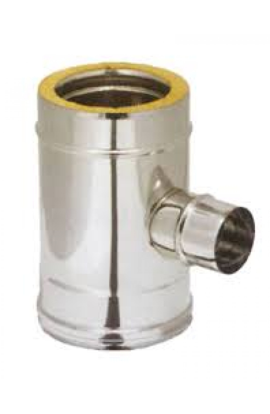DPGTR14080MP - Raccordo a T 90° doppia parete acciaio inox