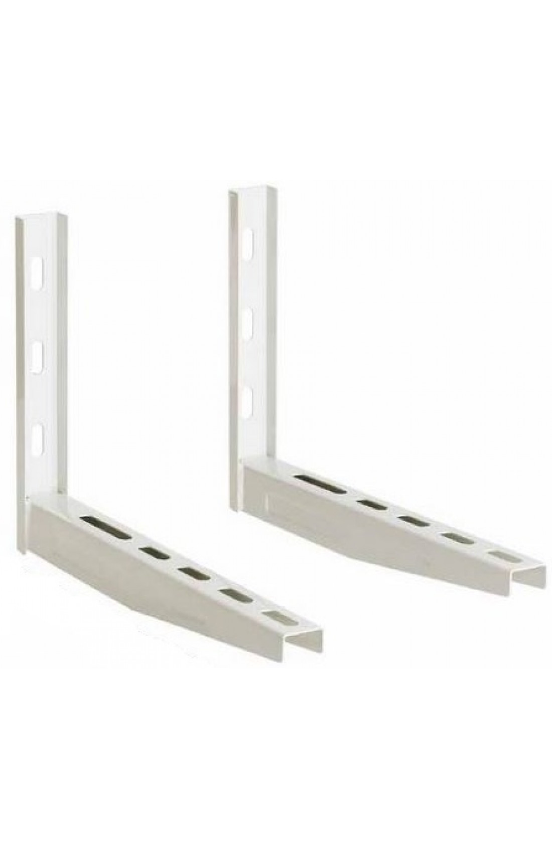 DCFV750 - Coppia staffe saldate verniciate a "L" profondità 750mm portata 160Kg