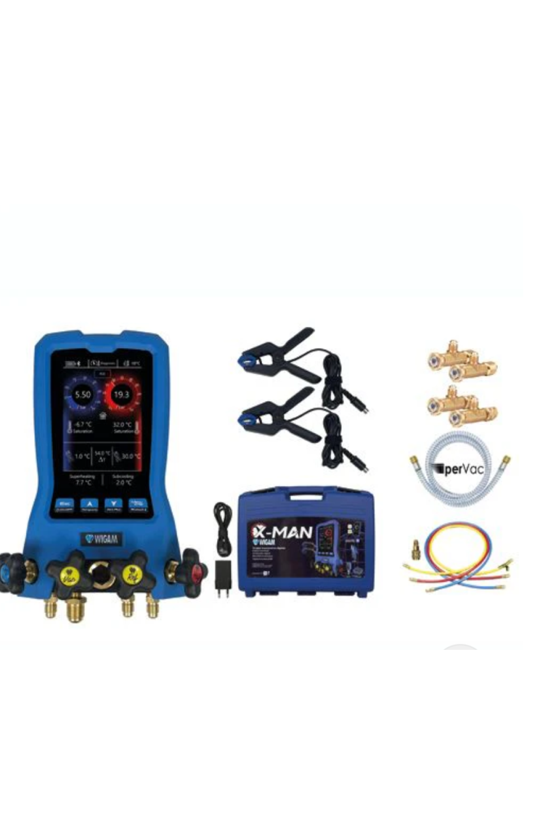 x-man-400 Gruppo manometrico digitale a 4 vie Wigam