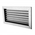 GRI253020 - Griglia ripresa aria in alluminio passo 25mm 300x200mm