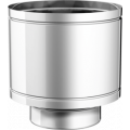 DPGAV300 - Comignolo antivento doppia parete in acciaio inox diam. 300/350mm