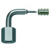 WCG210/90 - Kit raccordi a 90° completo di una ghiera 1/4"SAE (10 pz)