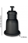 9898-042 - kit 4 pz supporti a pavimento regolabili nere portata 325kg